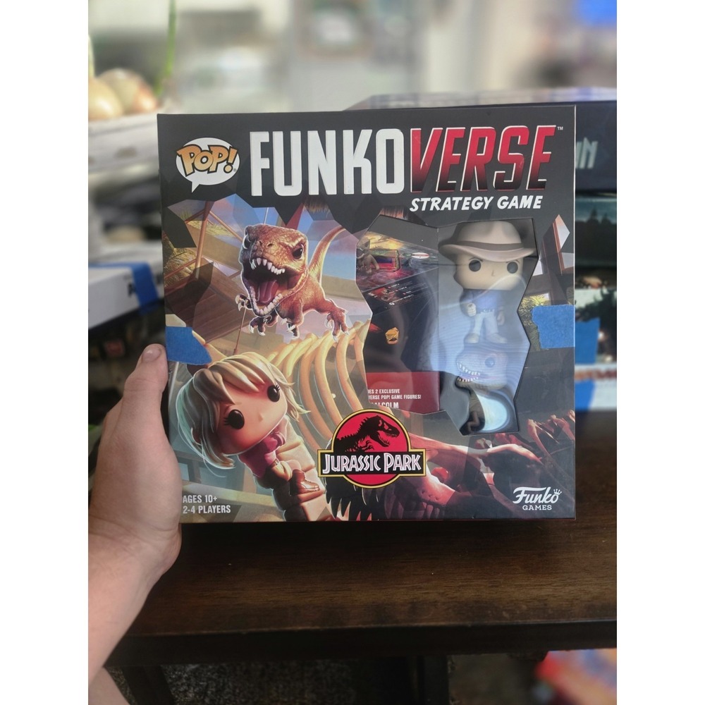 FunkoVerse Strategy Game Jurassic Park 2-4 Player Board Game Funko Pop